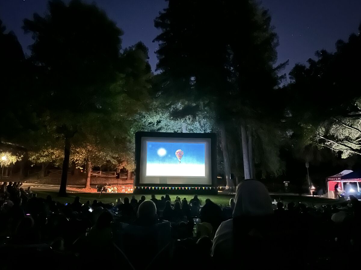 Summer movie night at Howarth Park